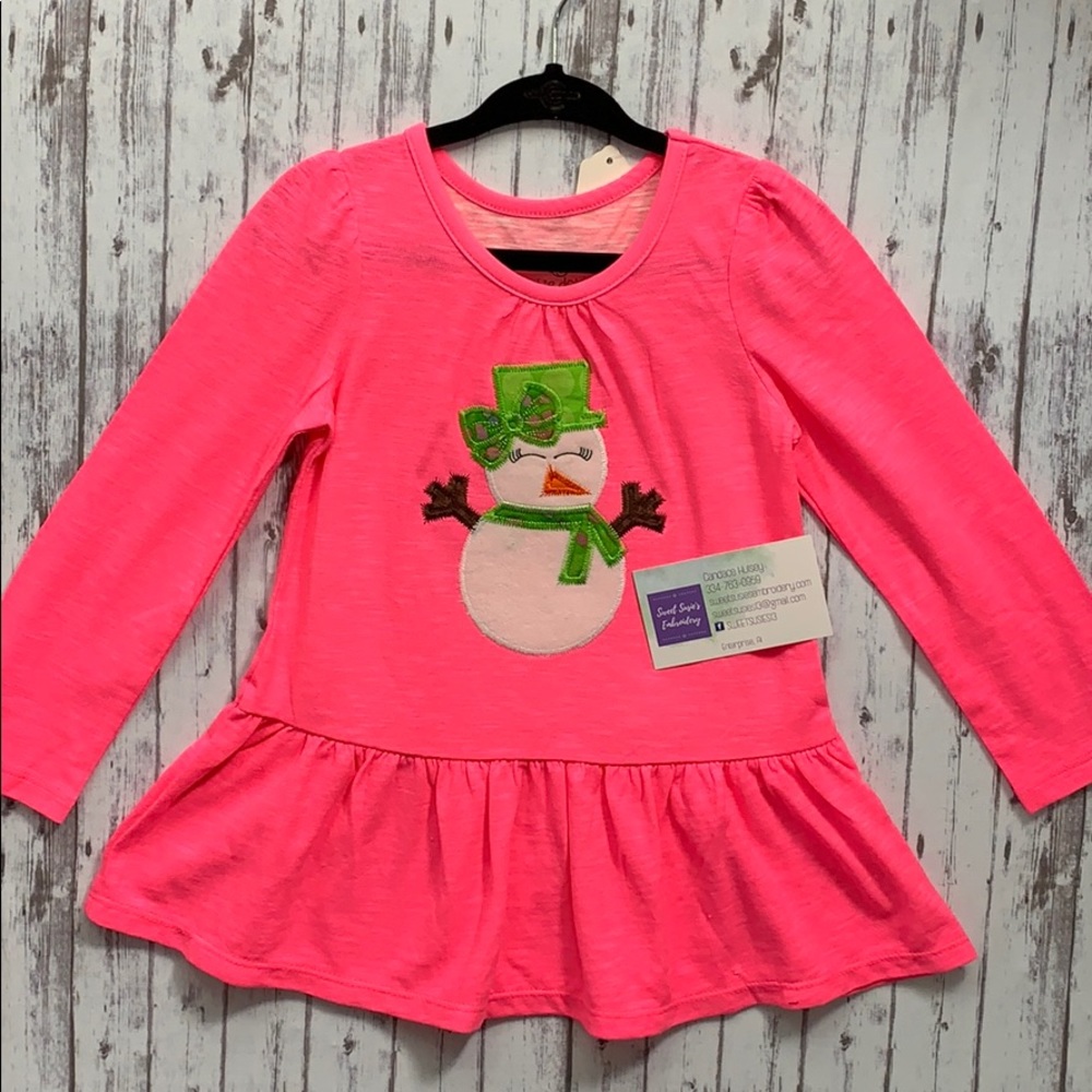 Christmas snowman tunic
